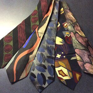 Men's Silk Ties Lot of 5